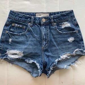 Garage denim shorts!